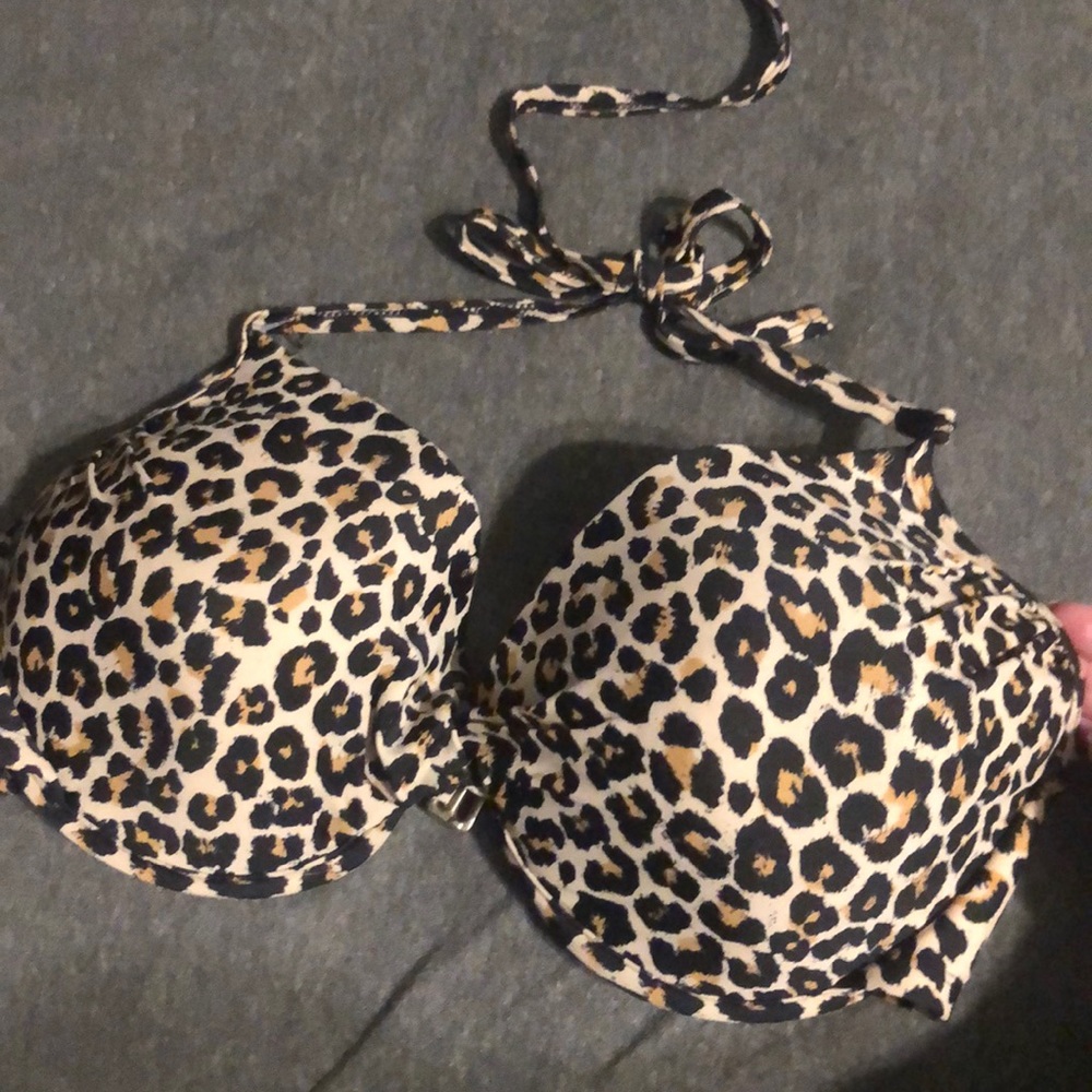 Cheetah bikini top